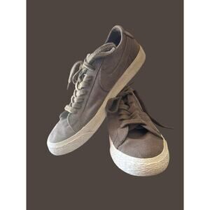 Rare Nike SB Blazer Zoom Low - Decon Ridgerock Khaki Denim - 9.5US - AH3370-200